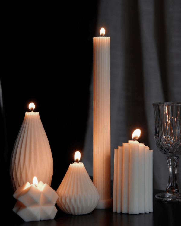 Trang trí sinh nhật đẹp với nến thơm