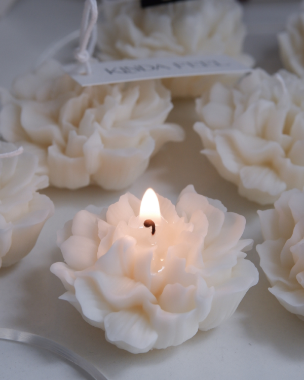 floret nến bông hoa tinh xảo