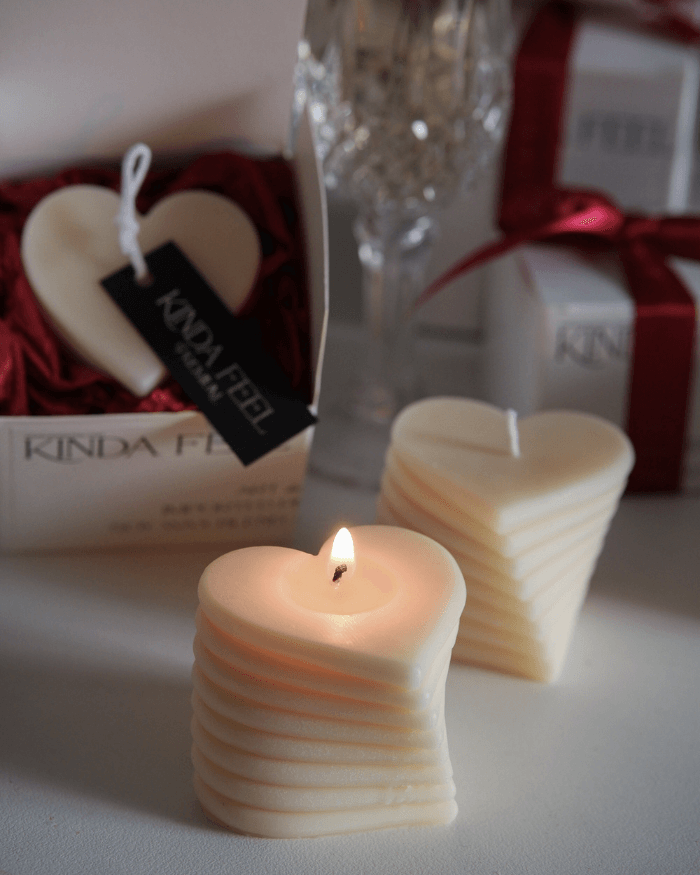 Nến thơm love you trái tim Nến thơm love you trái tim