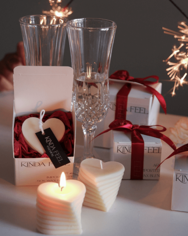 Little Heart 2 Nến thơm trái tim quà tặng