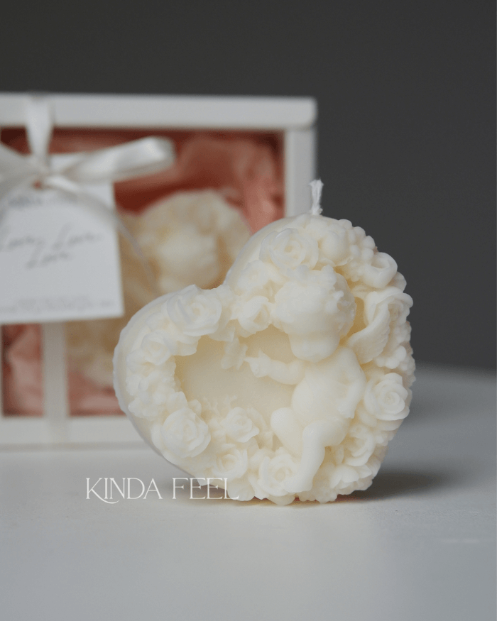 Nến thơm tạo hình thiên thần có hộp đựng Nến thơm tạo hình thiên thần có hộp đựng