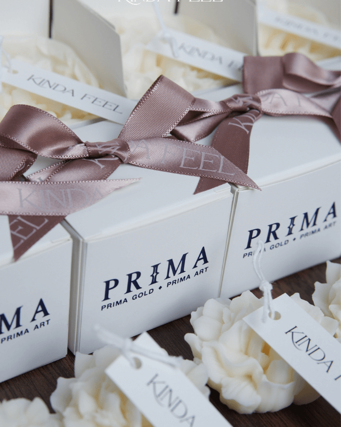 Nến thơm hoa Floret tạo hình được custom theo tên thương hiệu Nến thơm hoa Floret tạo hình được custom theo tên thương hiệu